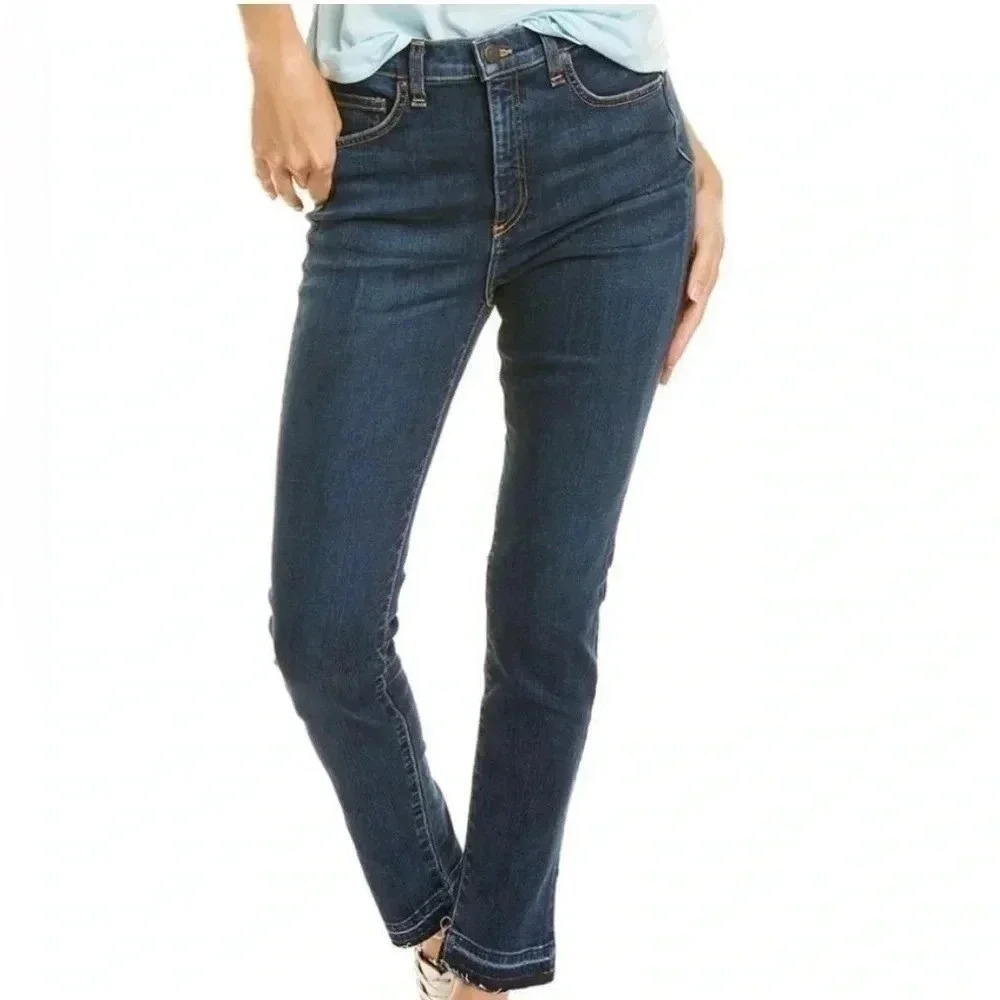 Veronica Beard Women's Kate Raw-Hem Skinny Jeans Size 24
